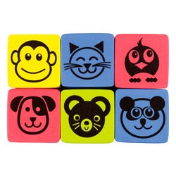 Flipside Magnetic Dry Erase Erasers, Animals, Set of 60 2132454