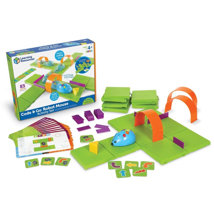 Learning Resources Code and Go Robot Mouse Class Set