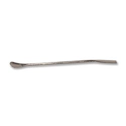 Frey Scientific Micro Spatula-Spoon, 9 Inch Length, Nickel-Stainless Steel, Item Number 589092