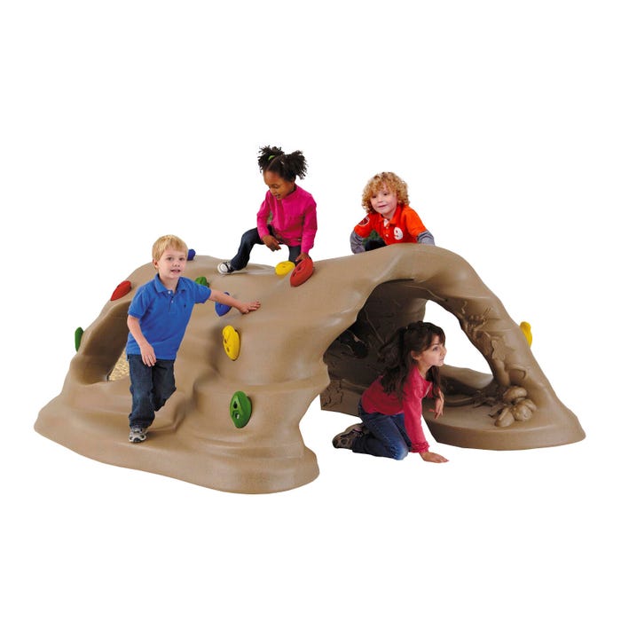 UltraPlay Freestanding Climb And Discover Cave with Letter And Number Hand Holds, 104 x 86 x 40 Inches