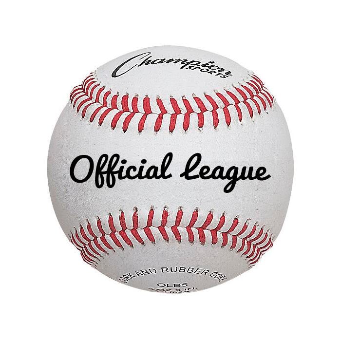Champion Sports Official League Baseball, Pack of 12