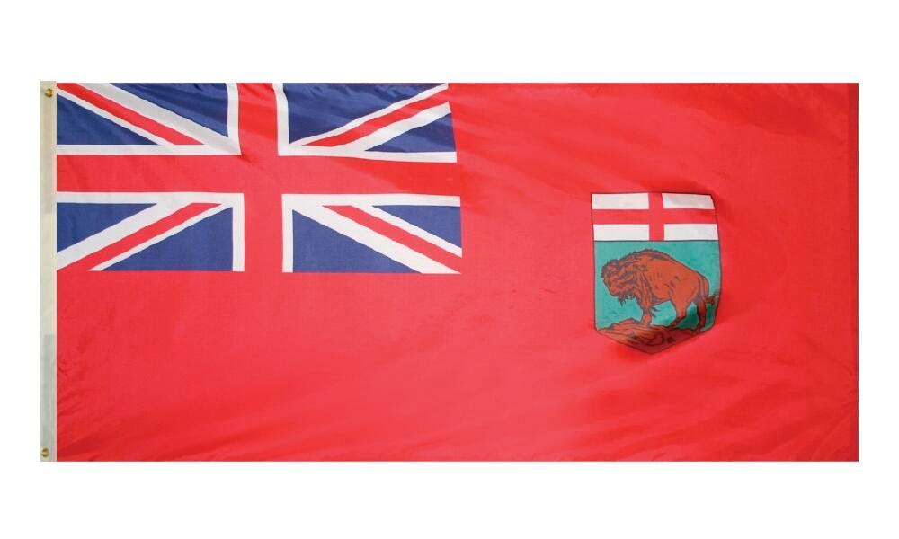 Image for Annin Manitoba Flag, Nylon, 3 x 6 Feet from School Specialty