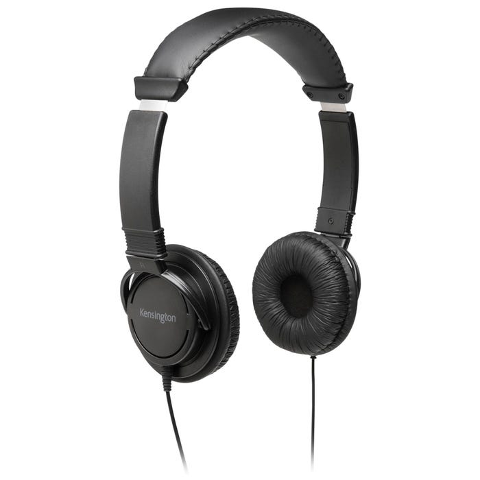 Kensington Hi-Fi Over-Ear Headphones, 3.5mm, Black
