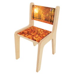 Whitney Brothers Nature View Autumn Chair, 14-Inch Seat, 13-3/4 x 17 x 25-1/2 Inches, Item Number 2106011