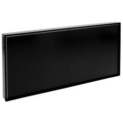 Lorell Snap Plate Architectural Sign, 12 x 6 x 3/5 Inches, Black, Item Number 2025947
