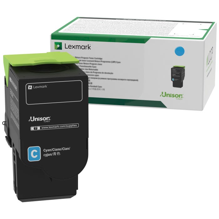 Lexmark Ink Toner Cartridge, 78C1UC0, Cyan