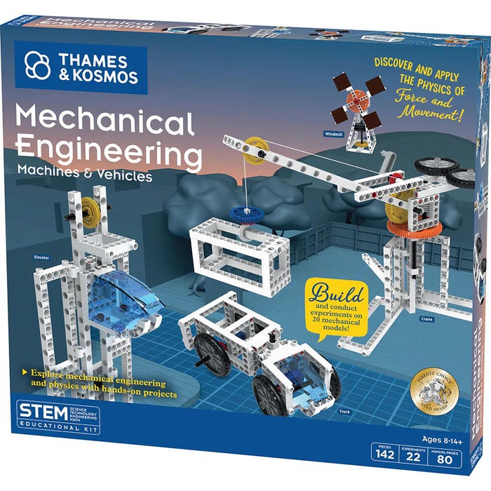 Thames & Kosmos Mechanical Engineering, Machine & Vehicles, 142 Pieces