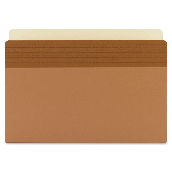 Smead Easy Grip Expanding File Pocket, Legal Size, 5-1/4 Inch Expansion, Redrope, Pack of 10
