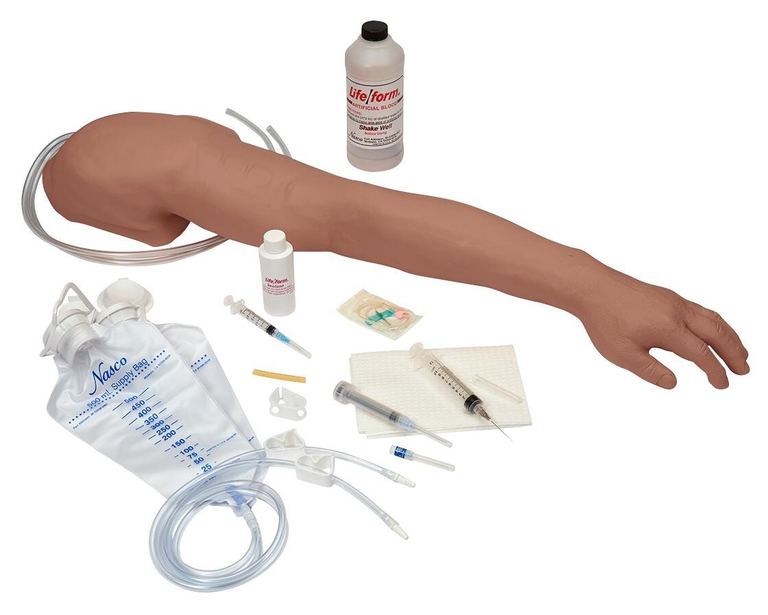 Life/form Advanced Venipuncture and Injection Arm, Medium