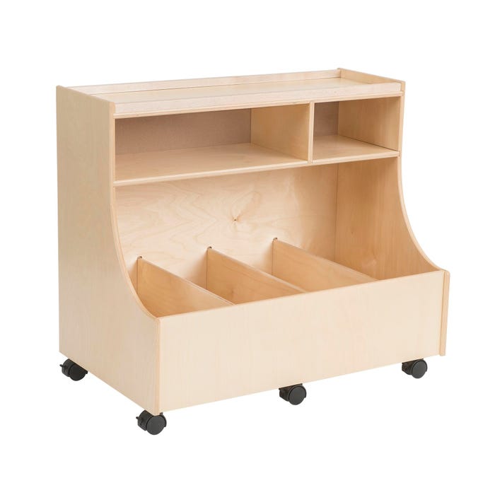 Childcraft Block Storage Unit, Wooden, 35-3/4 x 21-1/2 x 31 Inches