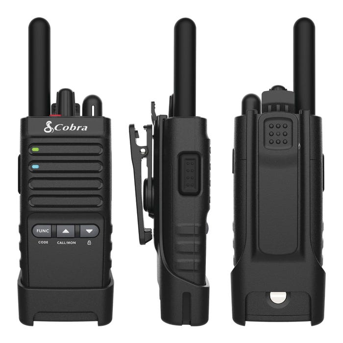 Cobra PX650 2-Way FRS Radio with Docking Station, 22 Channels, Pack of 6