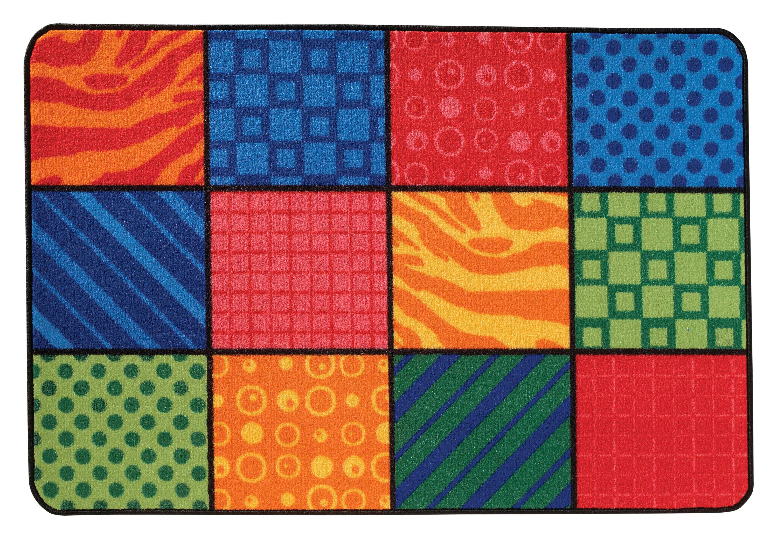 Carpets for Kids KID$Value Patterns at Play Carpet, Rectangle, Rectangle 4002341