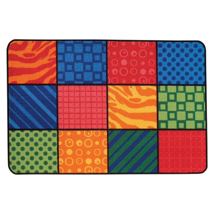 Carpets for Kids KID$Value Patterns at Play Carpet, Rectangle