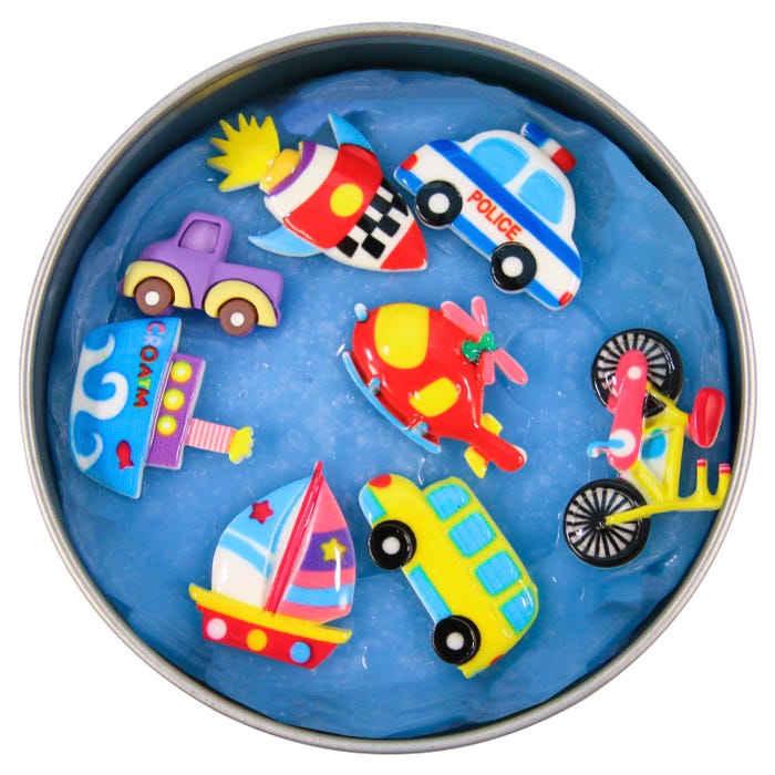 Abilitations Transportation Putty Add-Ins, Set of 8