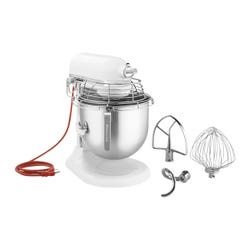 KitchenAid Commercial Stand Mixer with Bowl Guard, 8 Quart, White