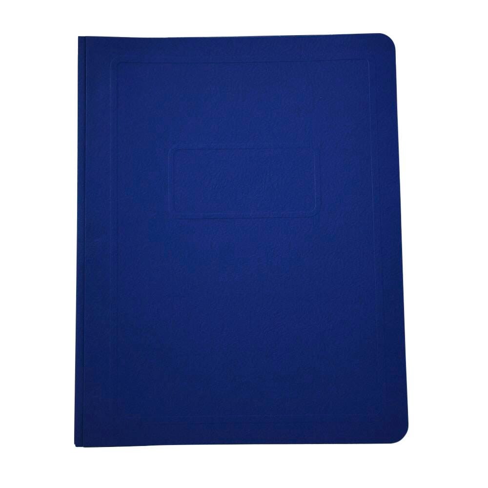 School Smart Report Cover, 3 Hole Fasteners, 8-1/2 x 11 Inches, Blue, Pack of 25 081915