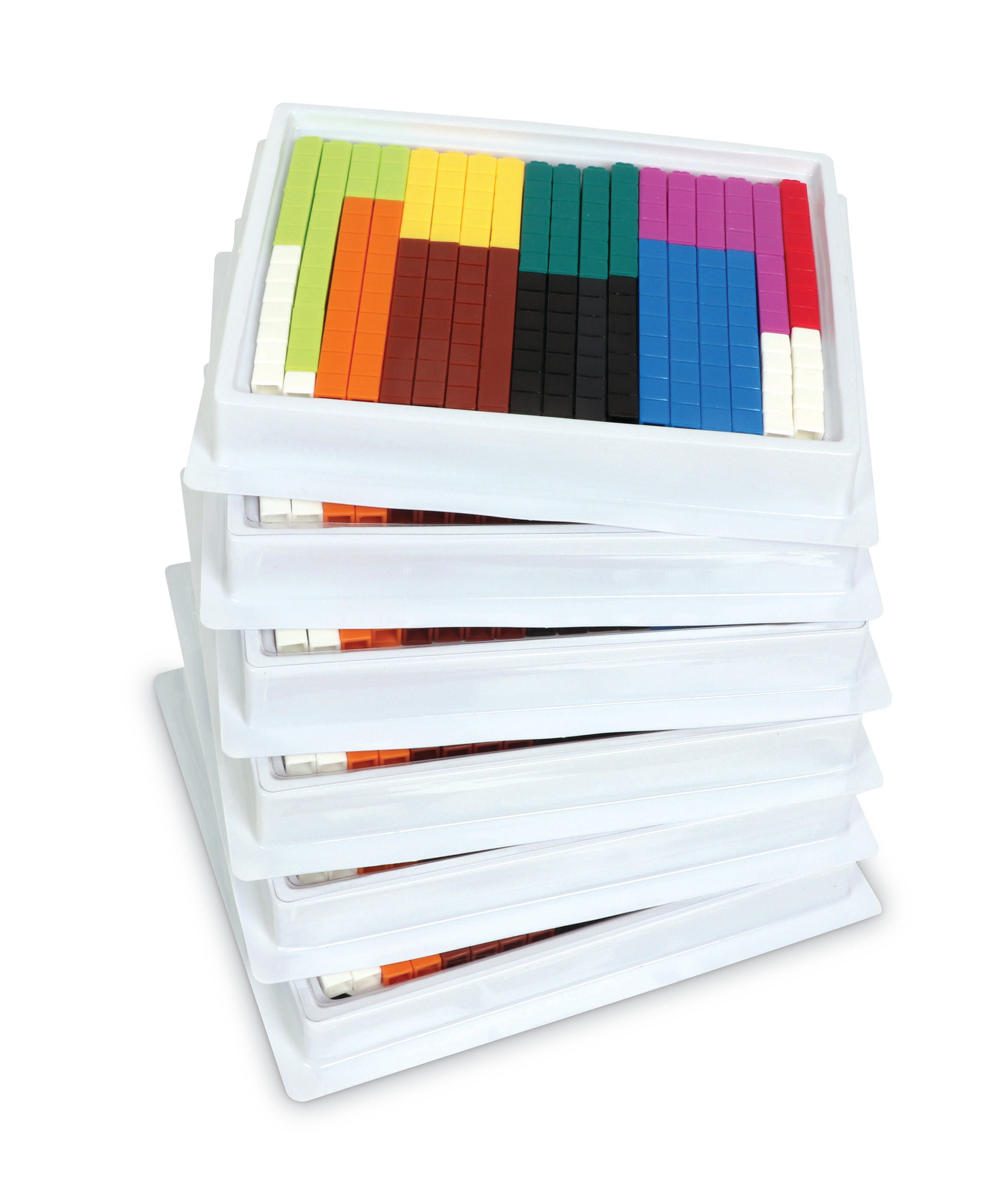 Learning Resources Cuisenaire Connecting Rods Multi-Pack, 6 Sets of 74 076760