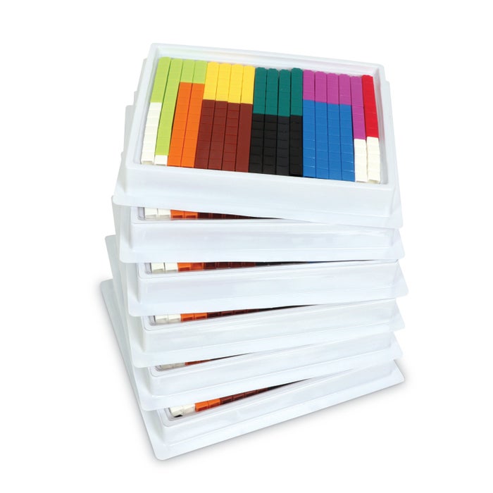 Learning Resources Cuisenaire Connecting Rods Multi-Pack, 6 Sets of 74