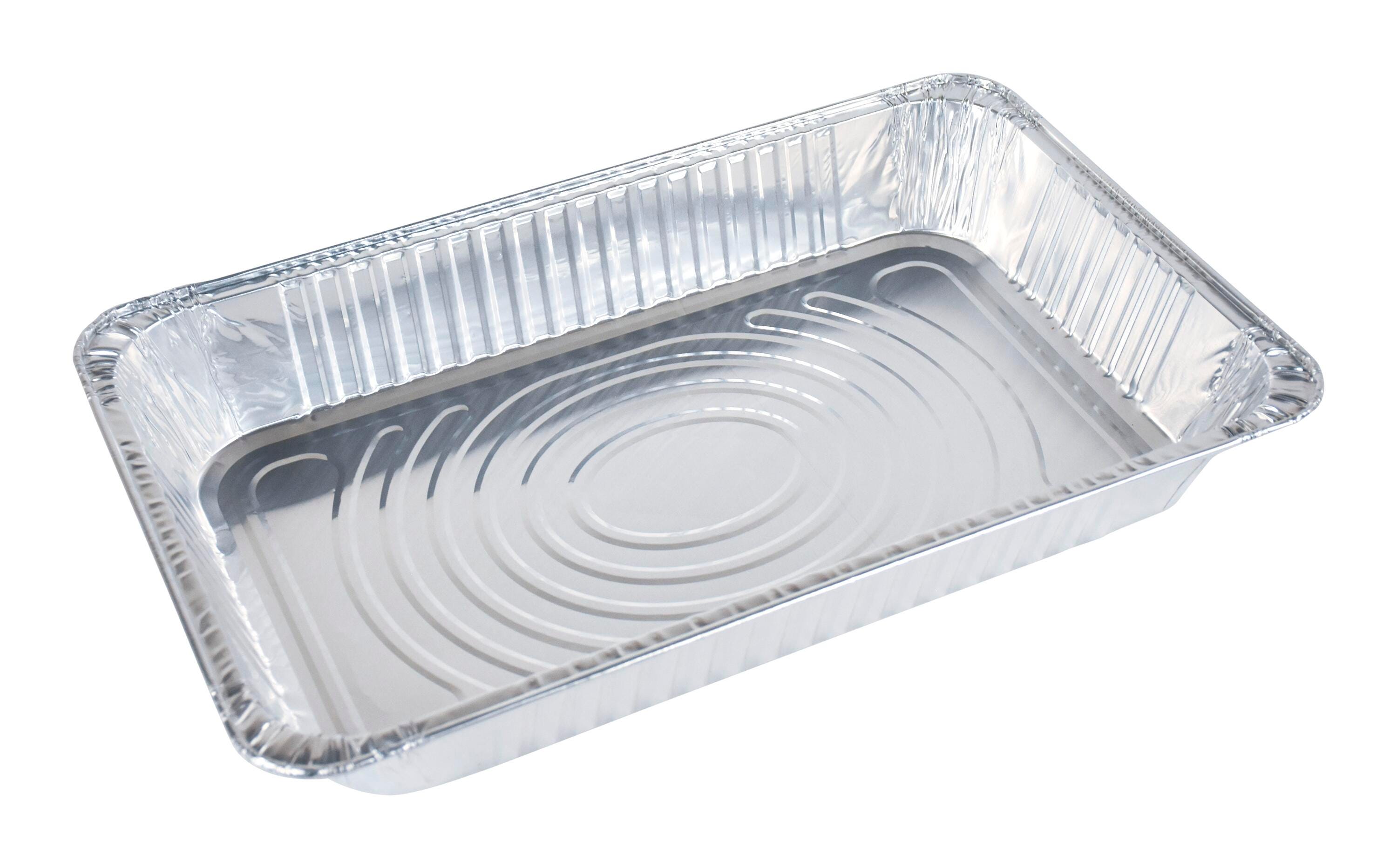 Crystalware Aluminum Pan, 20 x13 in, Deep, Pack of 50, Item Number 2003409