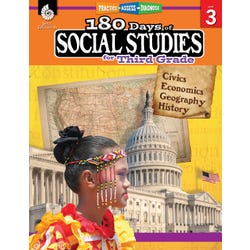 Shell Education 180 Days of Social Studies for Third Grade