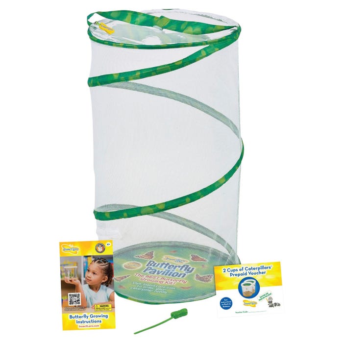 Insect Lore Butterfly Pavilion Growing Kit with Prepaid Voucher