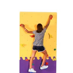 Sportime Earth Climbing Wall, Tan/Red