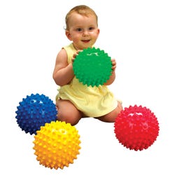 Edushape Textured Sensory Balls, 7 Inch, Set of 4 262233