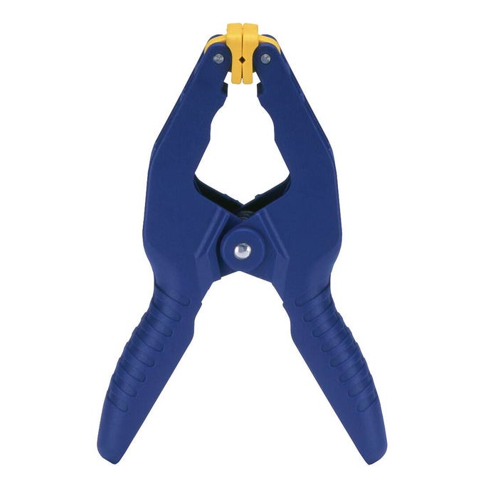 Irwin Quick-Grip Spring Clamp, 3 in Clamping, 3 in Throat Depth, High Tech Resin Body