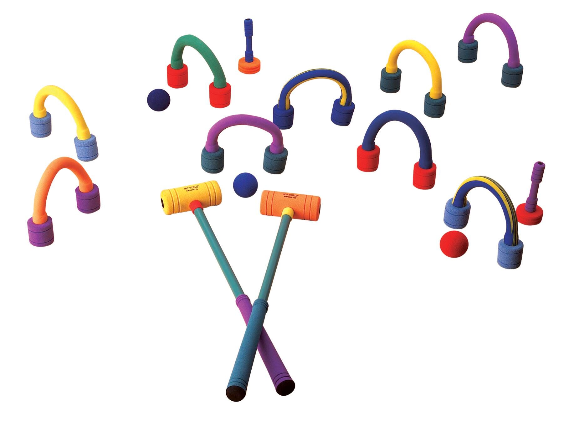 Image for FlagHouse Foam Croquet Set from School Specialty