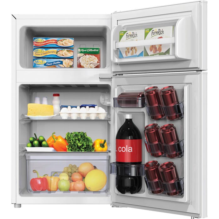 Avanti Counter High Refrigerator and Freezer, 3.1 Cubic Feet