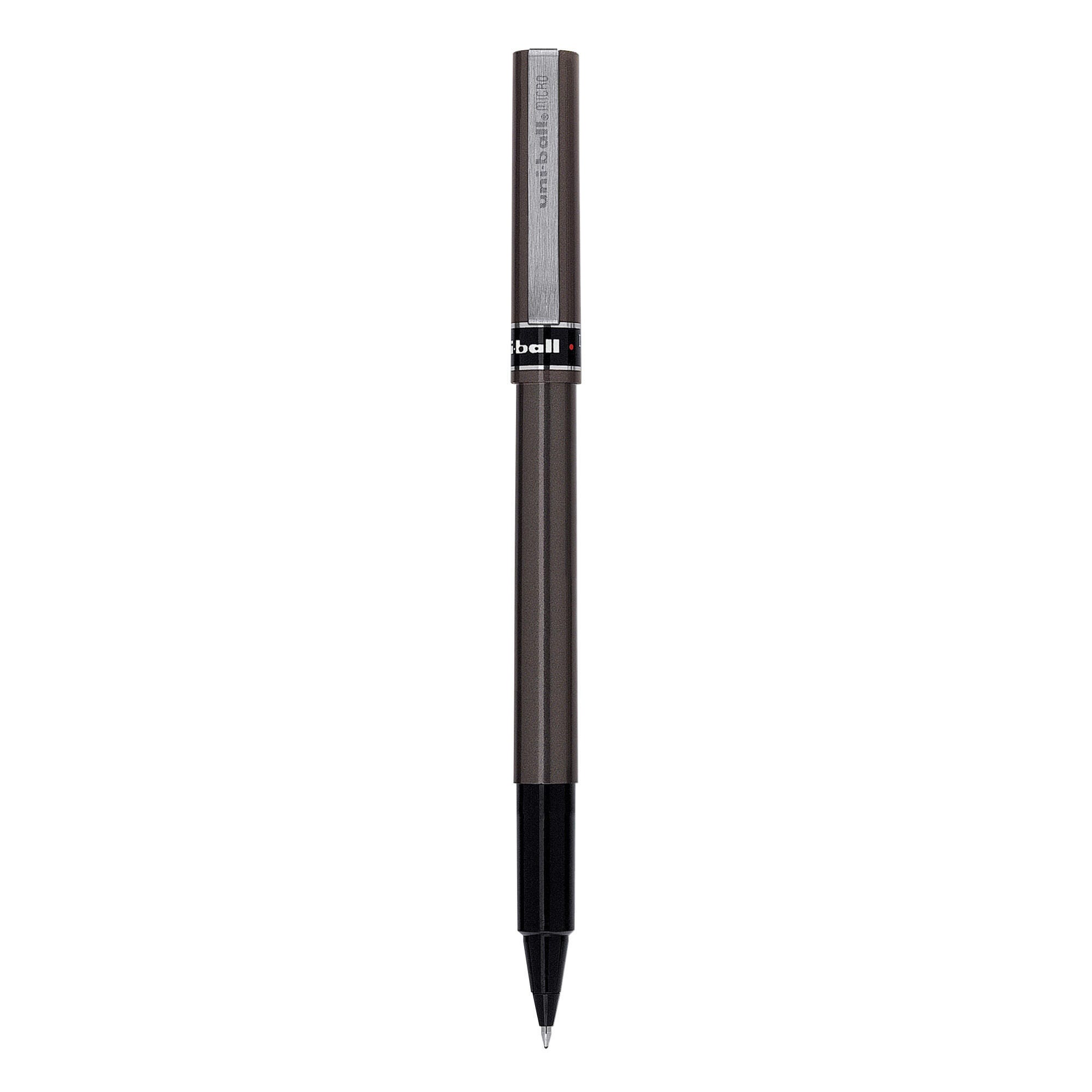 uniball Deluxe Roller Ball Stick Pen, 0.5 mm Micro Tip, Black Ink 026058