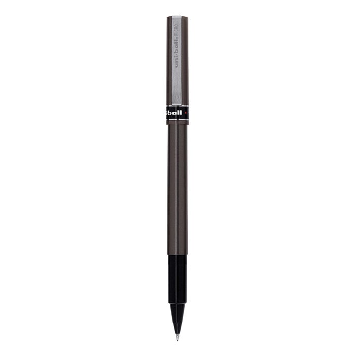 uniball Deluxe Roller Ball Stick Pen, 0.5 mm Micro Tip, Black Ink