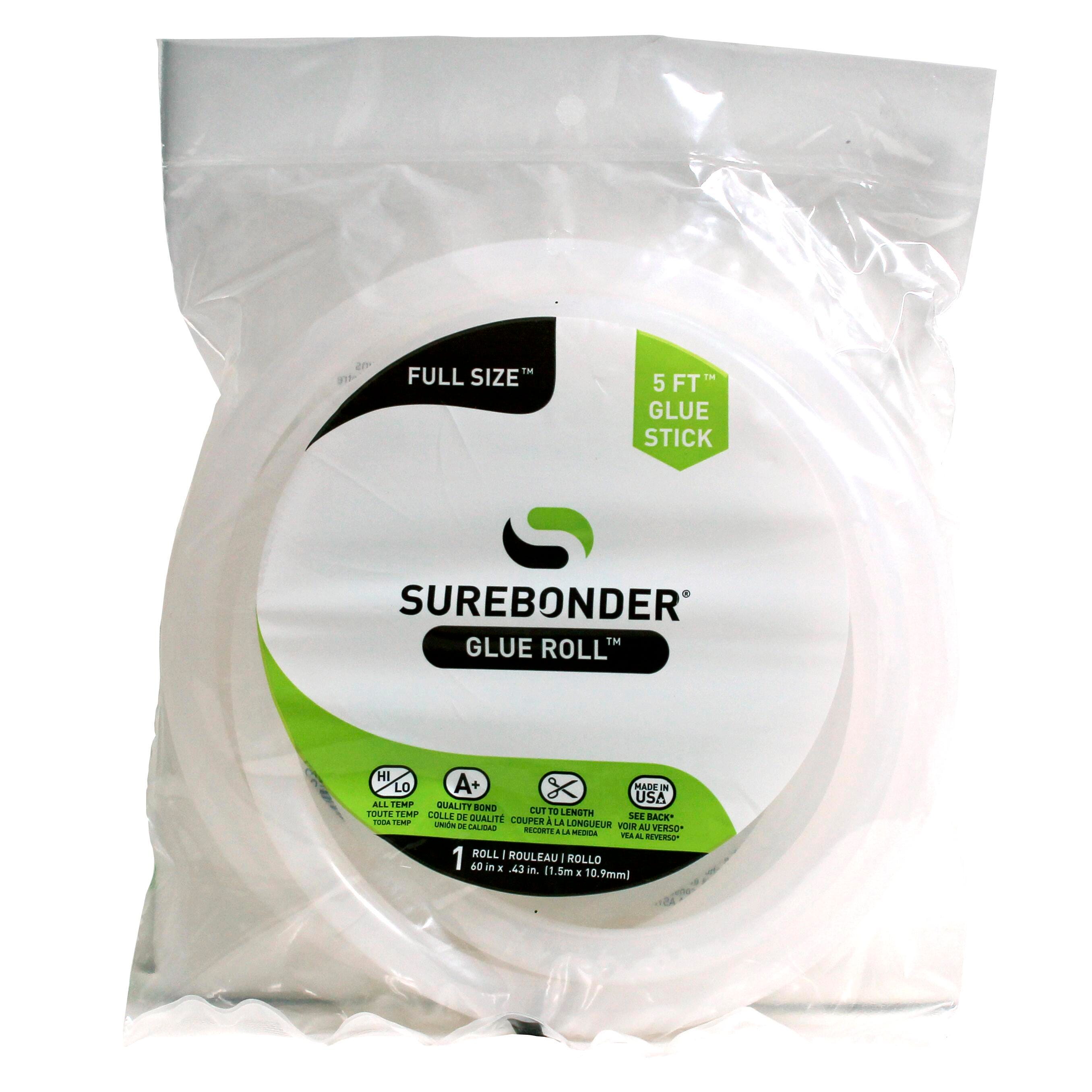 Surebonder Standard Hot Glue Roll, Clear, 60 Inches, Item Number 1556783