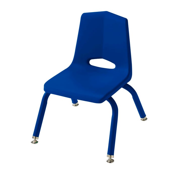 Classroom Select Royal Seating 1100 Four Leg Plastic Shell Chair, Seat Height 10 Inches