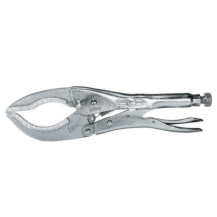 Vise Grip Large Jaw Locking Plier, 3-1/8 in Jaw Opening, 12 in L, High Grade Alloy Steel