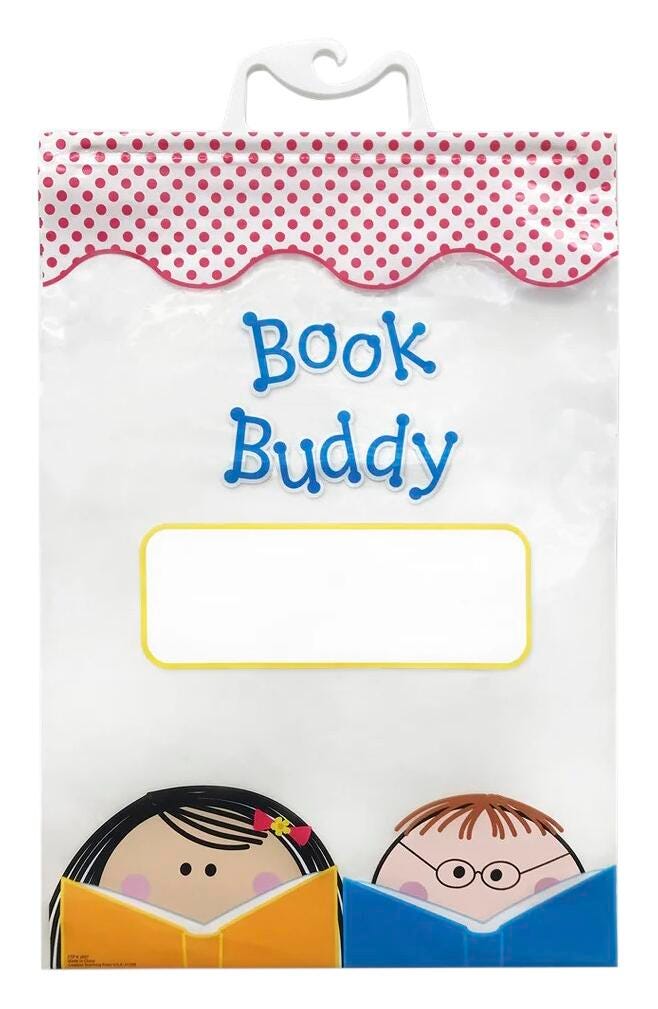 Creative Teaching Press Book Buddy Bags, 11 x 16 in, Item Number 1283397