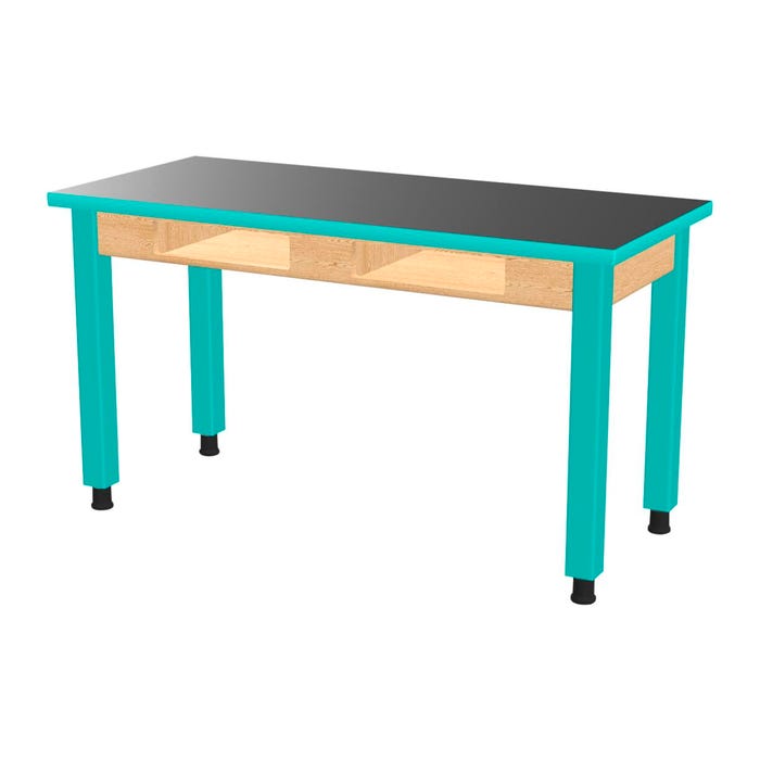 Classroom Select Hybrid Science Table with Book Compartments