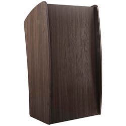 Oklahoma Sound Non-LCD and Non-Sound Vision Lectern, 24 X 21 X 46 Inches, Thermo Fused Melamine On MDF, Ribbonwood, Item Number 2051071