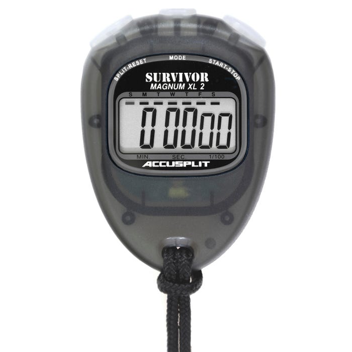 Accusplit Survivor 2 Series Stopwatch, Smoke