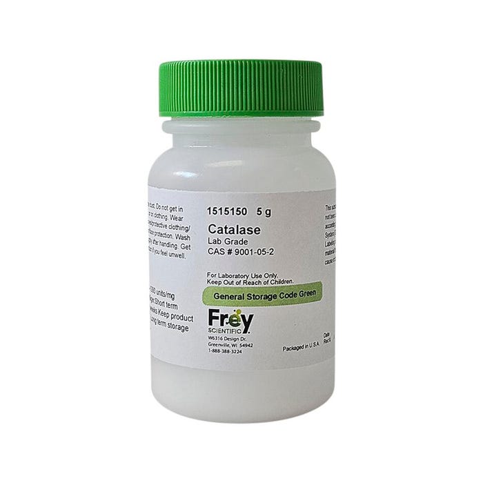 Frey Scientific Catalase Enzyme, Lab Grade, 5 Grams