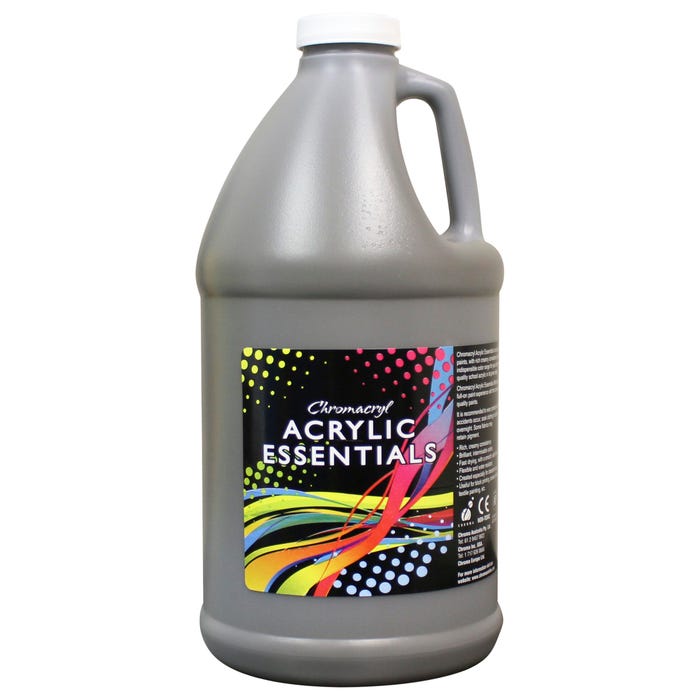 Chromacryl Acrylic Essentials, Raw Umber, Half Gallon