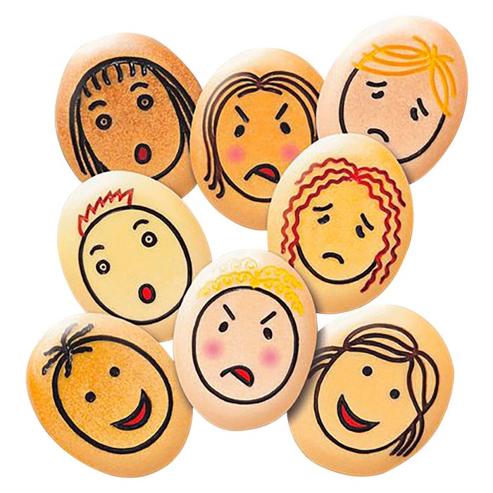 Yellow Door Jumbo Emotion Stones, Set of 8