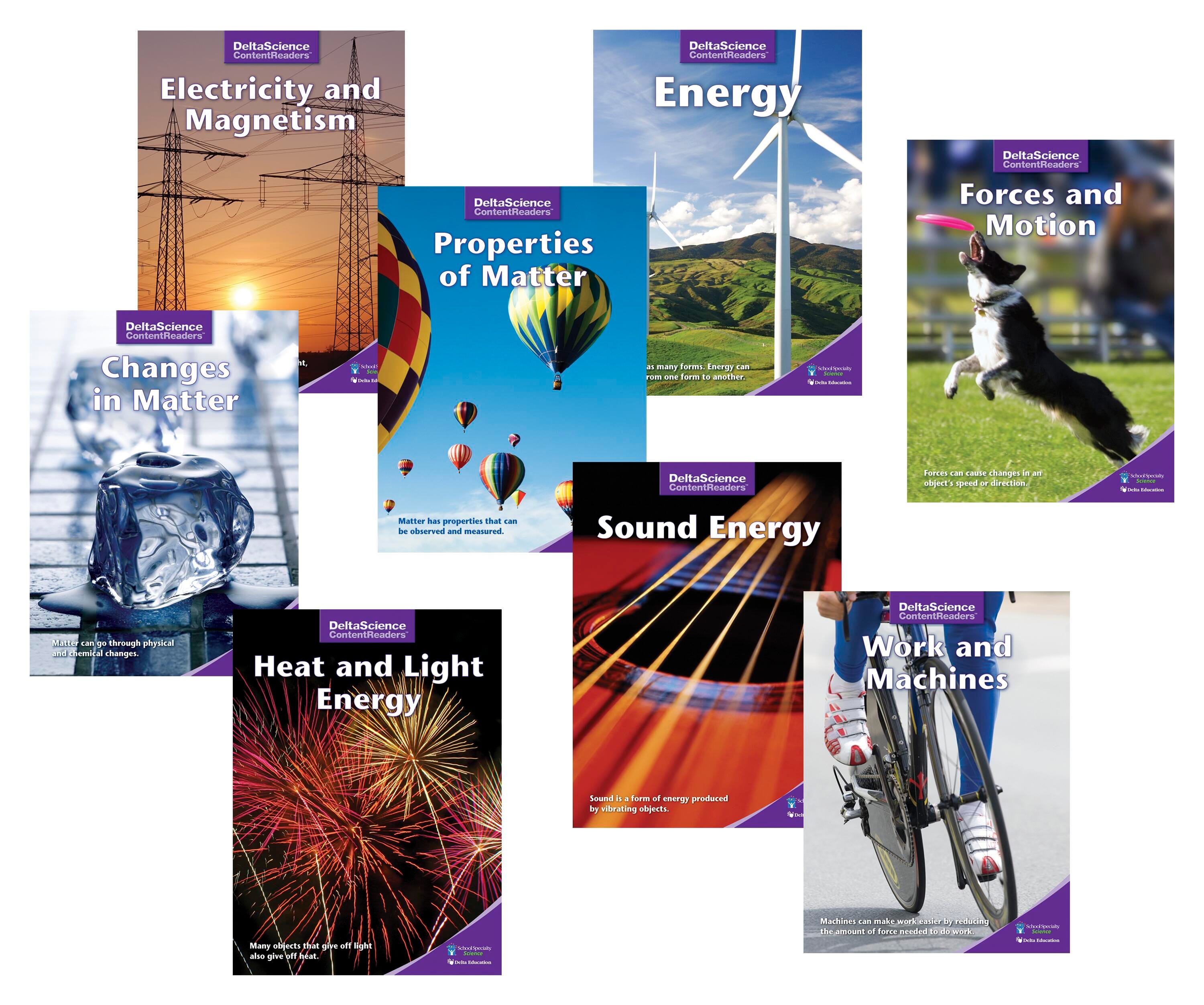 Delta Science Content Readers Physical Science Purple Edition, Single Copy Bundle, Item Number 1280808