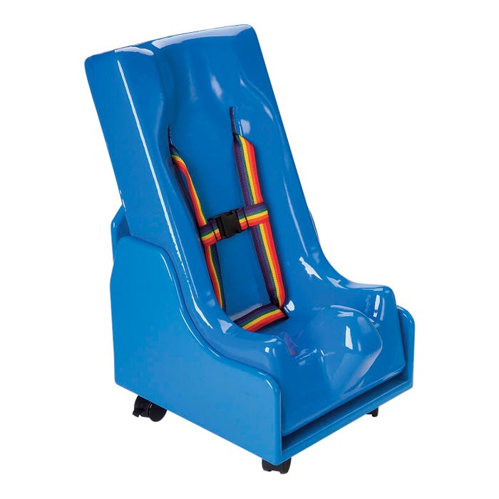 Skillbuilders 2-Piece Mobile Floor Sitter, Wood Base Only, Large