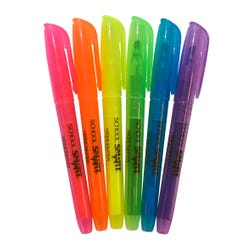 Image for School Smart Pen Style Highlighters, Chisel Tip, Assorted Colors, Pack of 48 from School Specialty