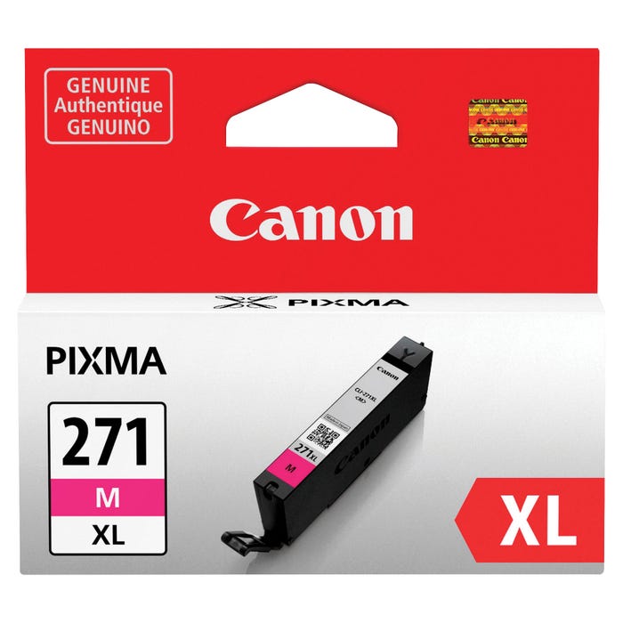 Canon Ink Toner Cartridge, CLI271XLM, Magenta
