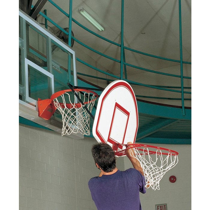 Bison Easy up Youth 6-in-1 Adjustable Youth Goal, 48 x 32 Inch Backboard