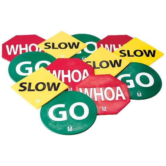 CATCH Go Slow Whoa, Healthy Food Spot Markers, Set of 12 2119882