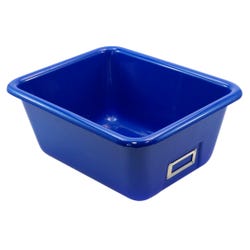 Shirley K's T-134 Storage Bin, 14-1/2 x 11-1/2 x 6-1/4 Inches, Blue