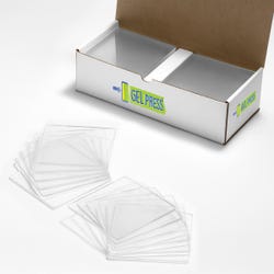 Gel Press® Gel Printing Plate, 6 x 6 Inch, Clear, Pack of 12
